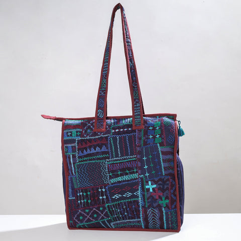 patchwork shoulder bag