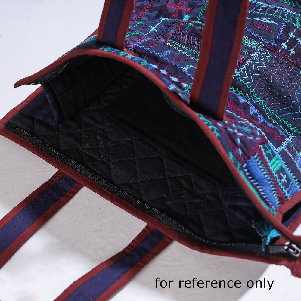 patchwork shoulder bag