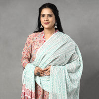 Sanganeri Kurta with Palazzo & Dupatta Set