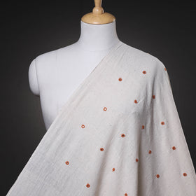 Buy Organic Kala Cotton Handloom Mirror Work Fabric Online at iTokri.com