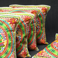 Aari Embroidery Cushion Cover