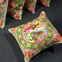 Aari Embroidery Cushion Cover