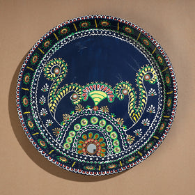  Traditional Handpainted Stainless Steel Pooja Thali 