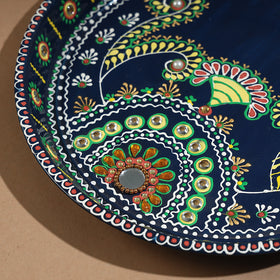  Traditional Handpainted Stainless Steel Pooja Thali 