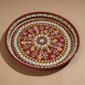  Traditional Handpainted Stainless Steel Pooja Thali 