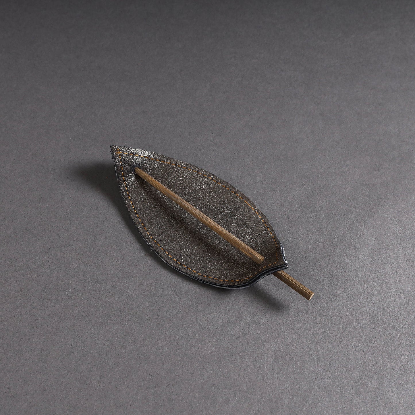 Leather Hair Pin
