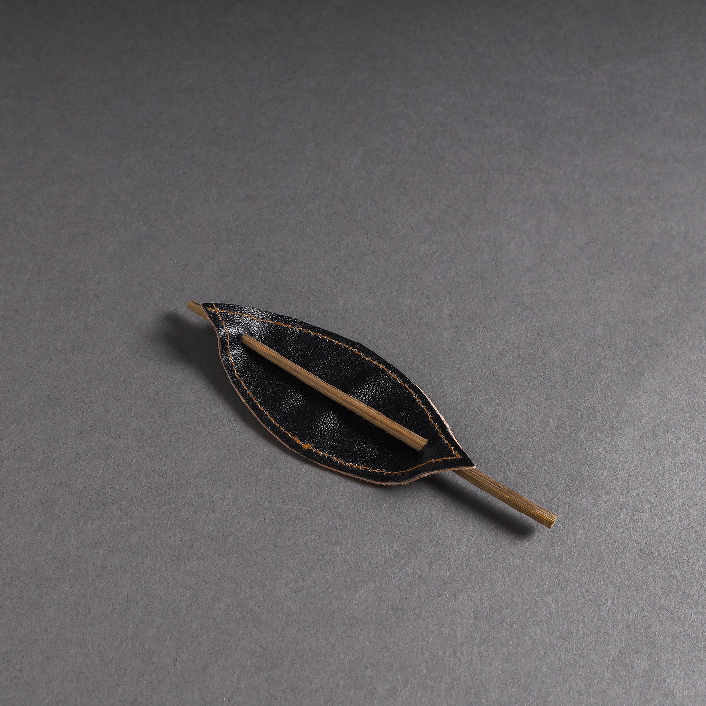 Leather Hair Pin
