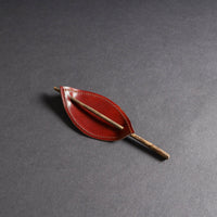 Leather Hair Pin
