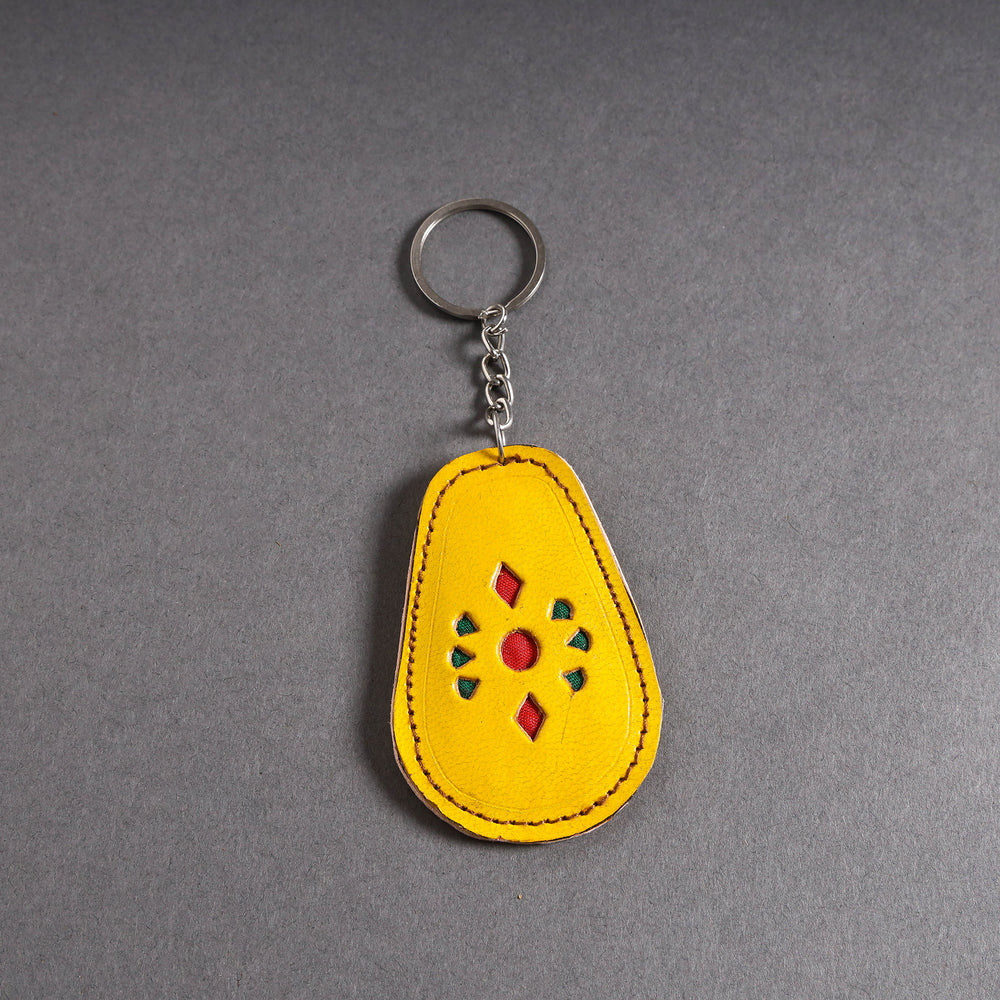 Handcrafted Kutch Leather Keychain