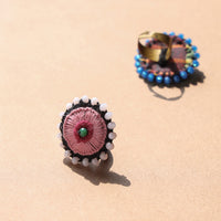 embroidered beadwork ring