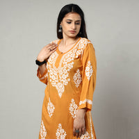 Chikankari Embroidery Kurta with Garara Set