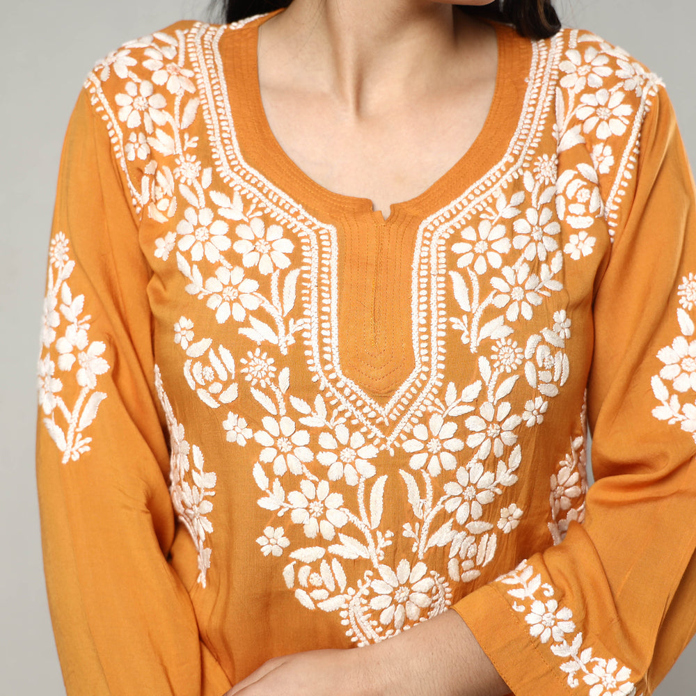 Chikankari Embroidery Kurta with Garara Set