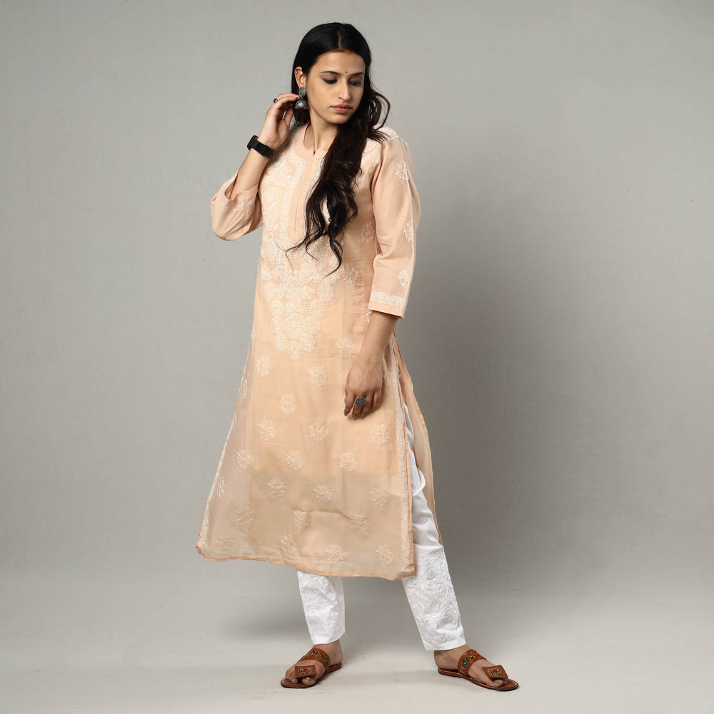 Chikankari Embroidery Kurta with Pant Set
