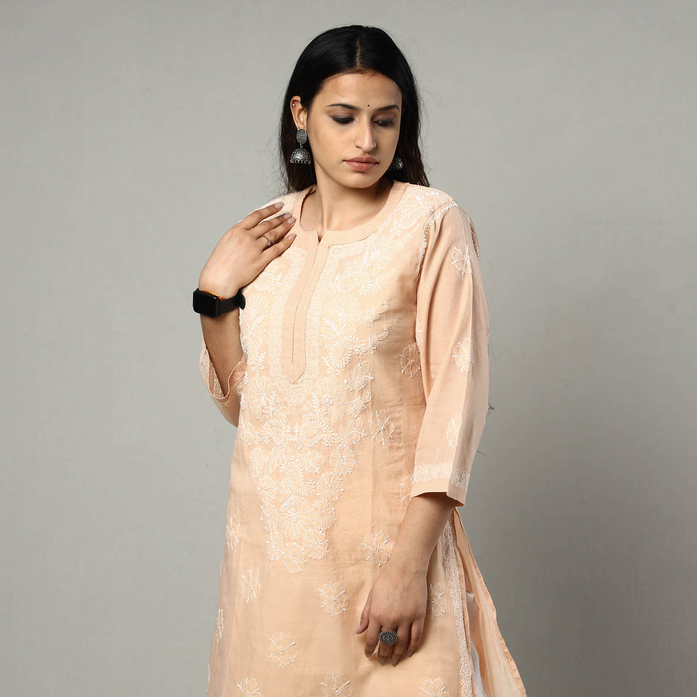 Chikankari Embroidery Kurta with Pant Set
