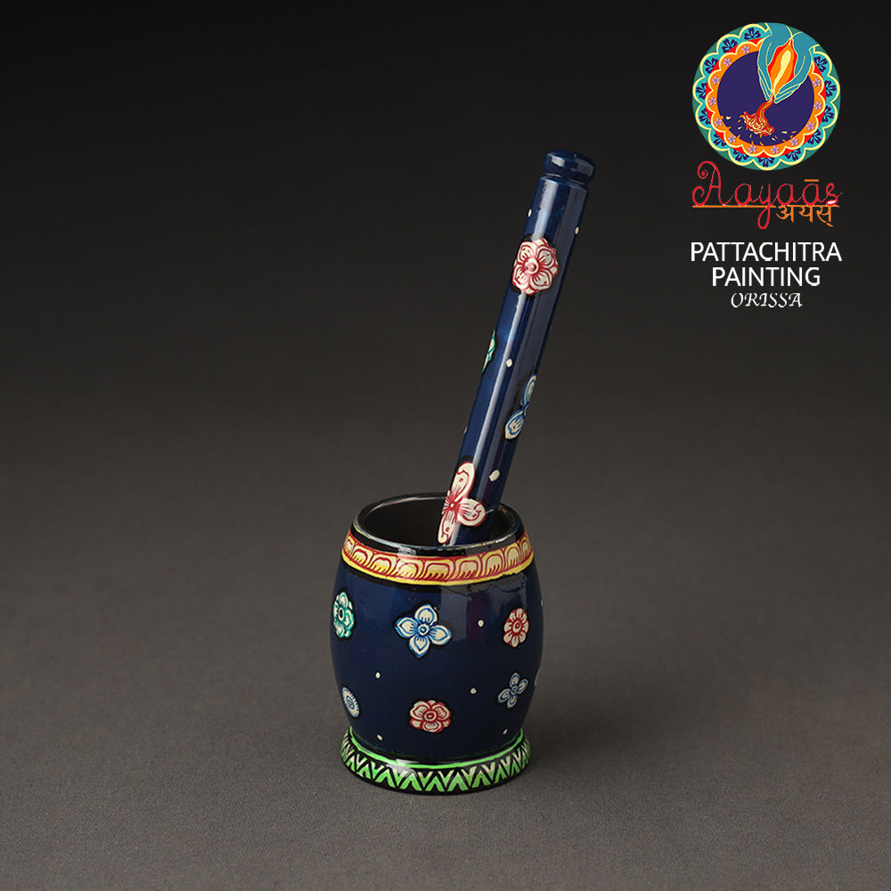  Odisha Pattachitra Painting Stainless Steel Toral Khalbatta Dholak 