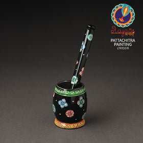  Odisha Pattachitra Painting Stainless Steel Toral Khalbatta Dholak 