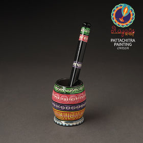  Odisha Pattachitra Painting Stainless Steel Toral Khalbatta Dholak 