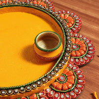 Handpainted Pooja Thaali