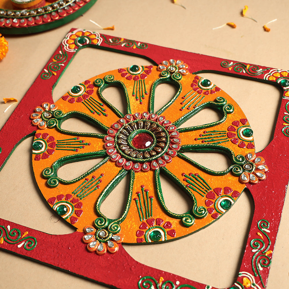 Wooden Rangoli