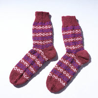 hand knitted woolen socks