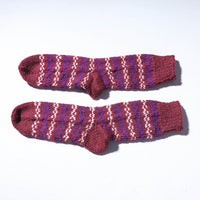 hand knitted woolen socks