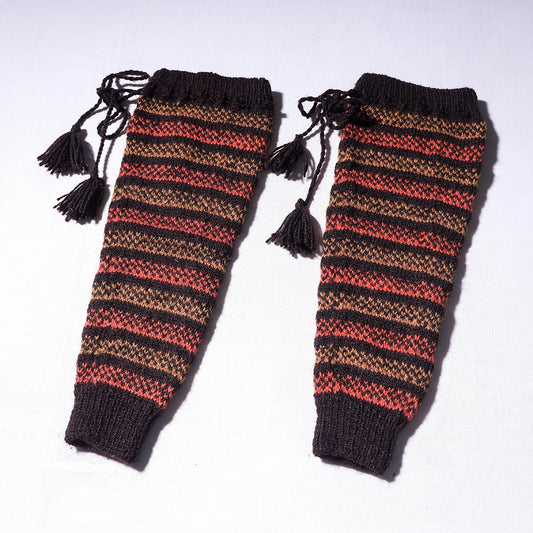 Multicolor - Kumaun Hand-knitted Woolen Leg Warmer