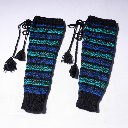 Multicolor - Kumaun Hand-knitted Woolen Leg Warmer