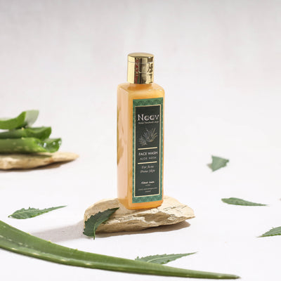 Natural Handmade Aloe Neem Face Wash - For Acne Prone Skin