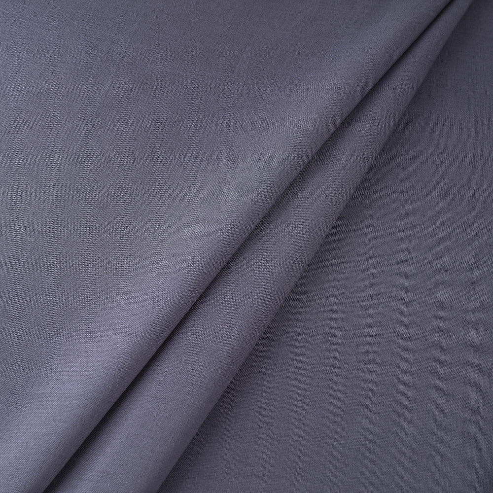 Grey - Prewashed Plain Dyed Cotton Fabric 46