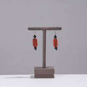 Hand Carved Bamboo Wooden Earrings