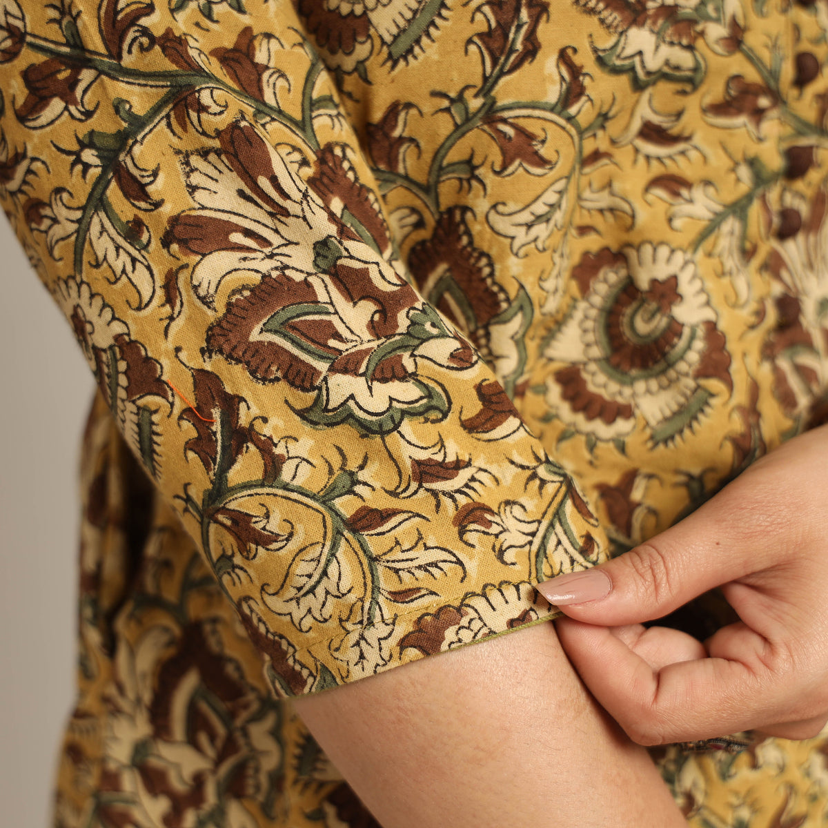 kalamkari kurta set 