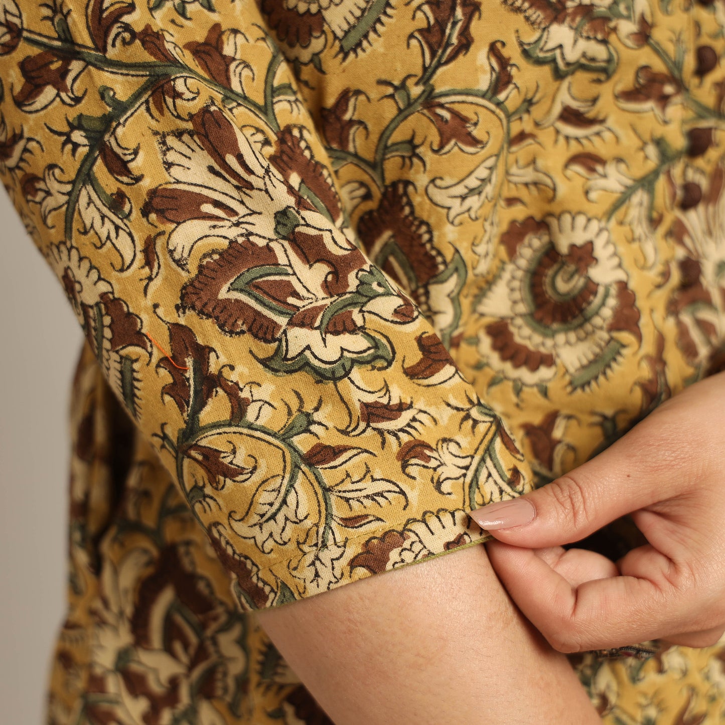 kalamkari kurta set 