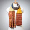 Akola Block Printed Patchwork Cotton Stole