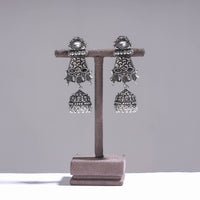 oxidised silver earrings