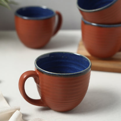 Ceramic Cups (Set of 4, 350 ml)