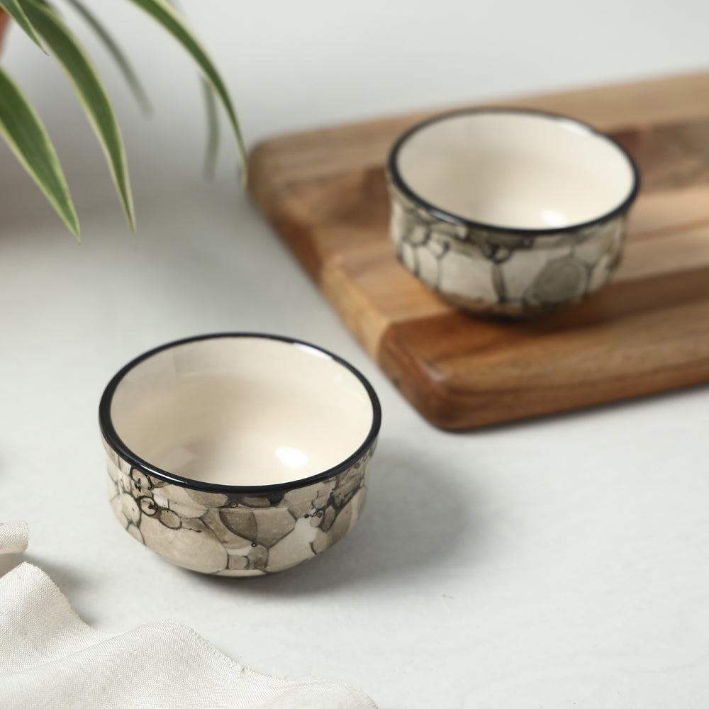 Handpainted Ceramic Dip (Set of 2)