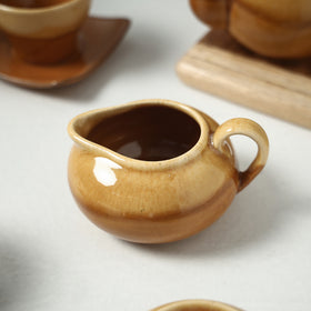  Hand Glazed Ceramic 7 Piece Tea Set 