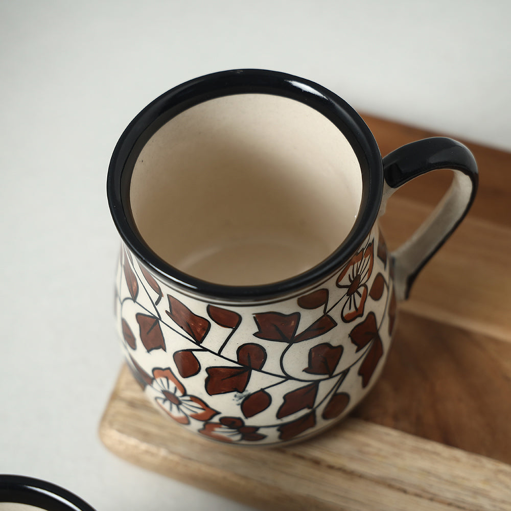 Ceramic Mugs (Set of 2, 350 ml)