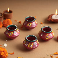 wax filled diyas set