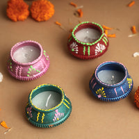 wax filled diyas set