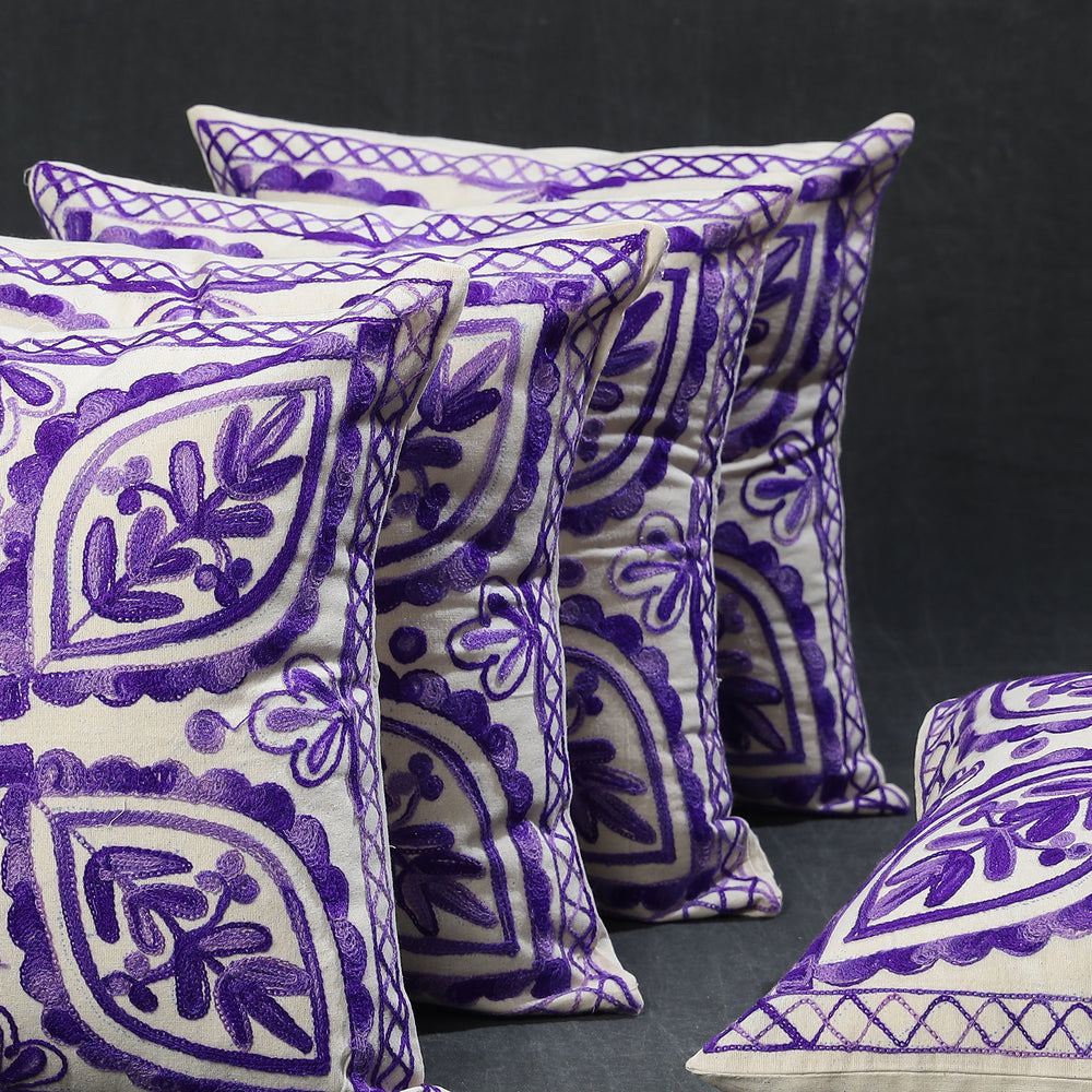 Aari Embroidered Cushion Cover