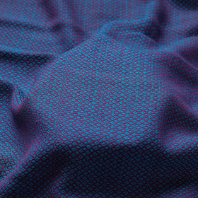 Blue - Kumaun Handwoven Pure Merino Woolen Fabric