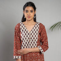 Ajrakh Kurta with Palazzo Set