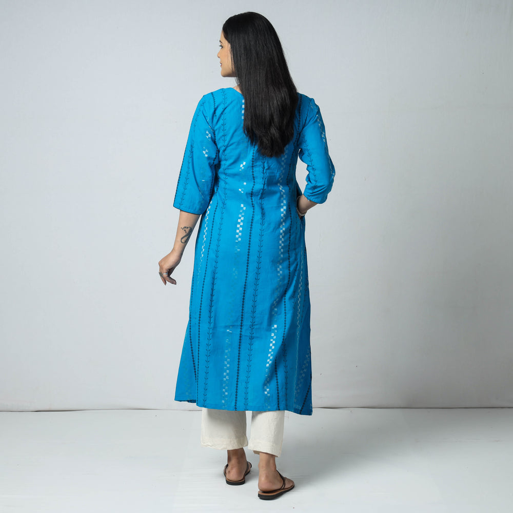 jacquard kurtas