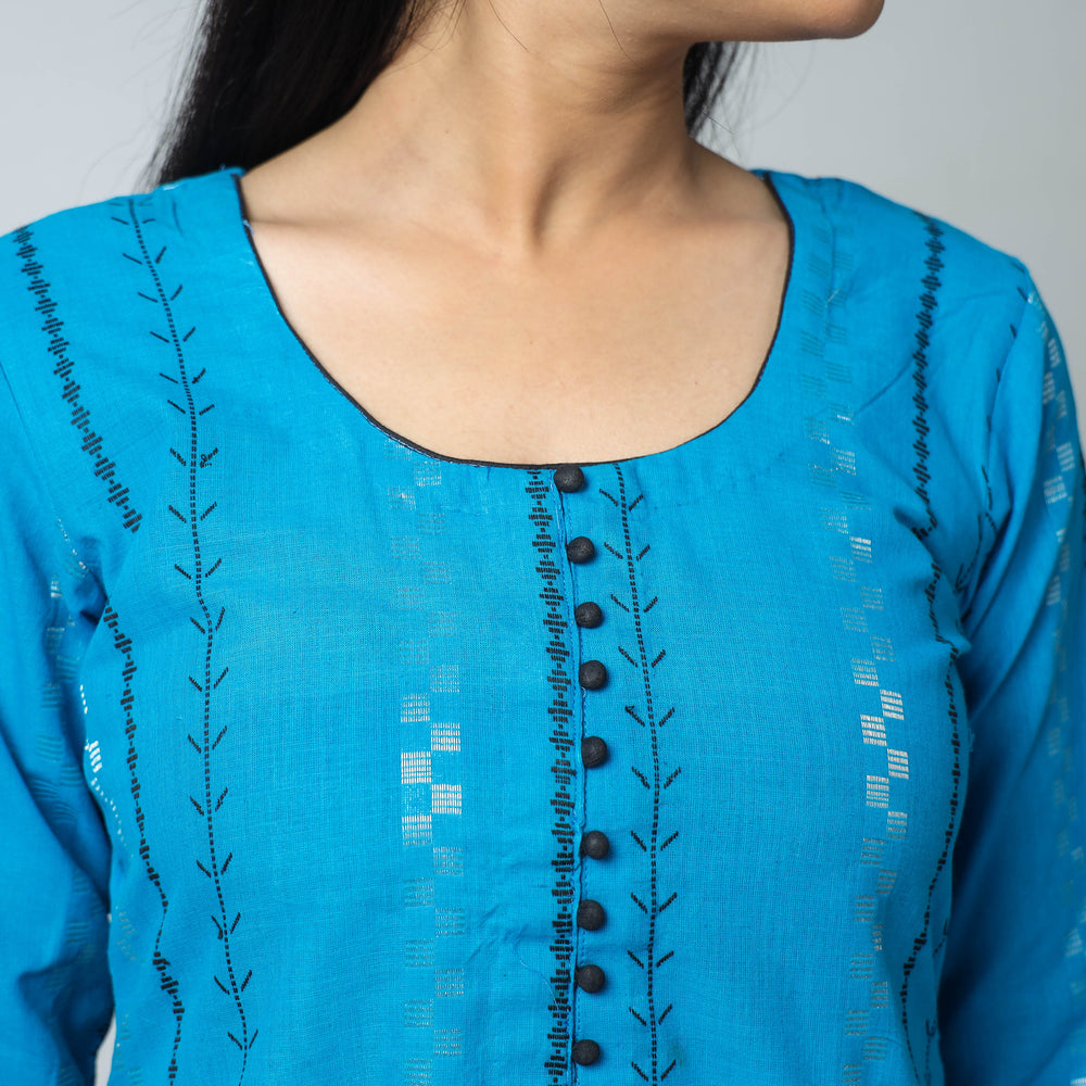 jacquard kurta