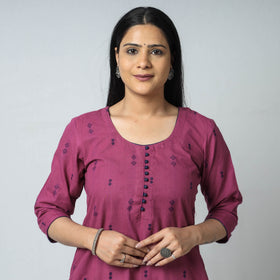 Jacquard kurta 