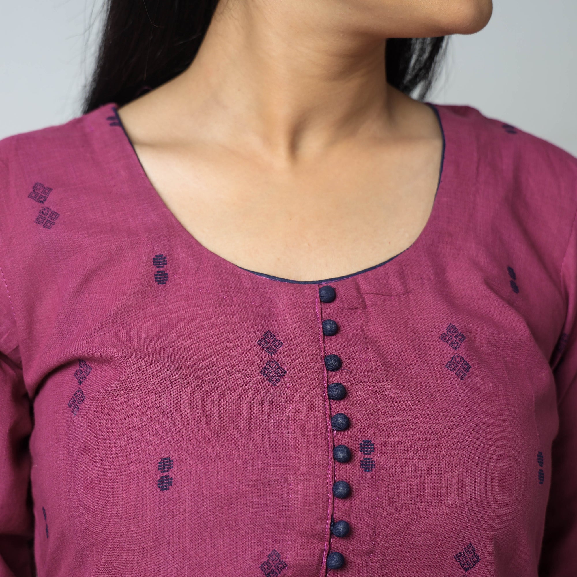 Jacquard kurta 