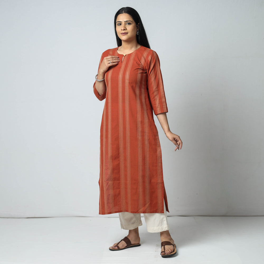 jacquard kurta