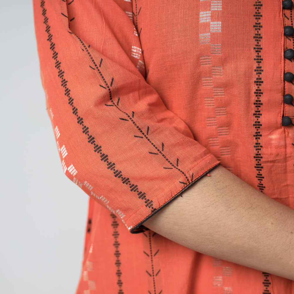 jacquard kurta