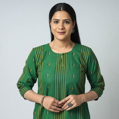 jacquard kurta